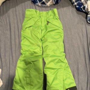 Patagonia Kids Neon Lime Ski Snow Pants